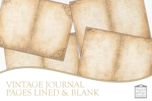 Blank and Lined Junk Journal Backgrounds: Your Creative Foundation