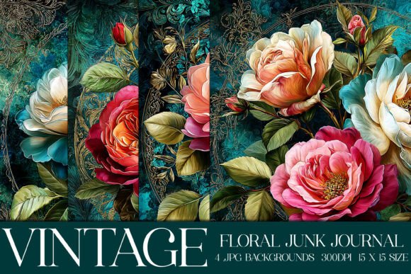 Elegant Floral Backgrounds, S35: Your New Secret Weapon for Timeless Design