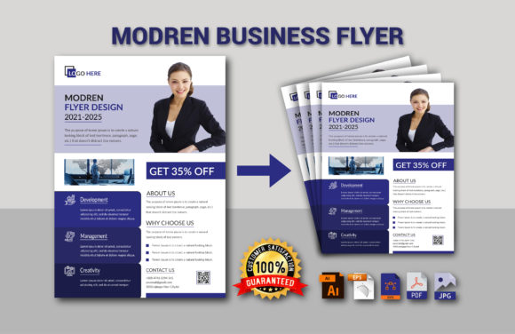 Modern Flyer or Brochure Templates: A Practical Design Asset