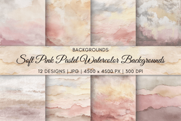 Soft Pink Pastel Watercolor Backgrounds: A Designer's Guide