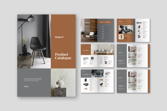 Timeless Elegance for Modern Brands: The Catalog Vintage Interior Product