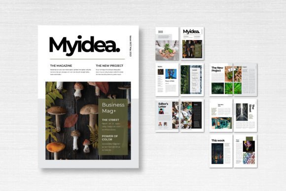 Unlock Professional Publishing with Magazine Template – Nature