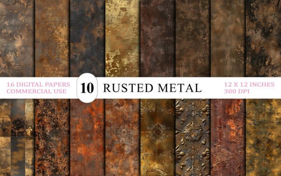 Unlocking Gritty Character with Vintage Rusted Metal Texture Backgrounds